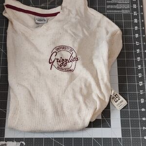 Cream Long Sleeve Shirt University Of Montana griz